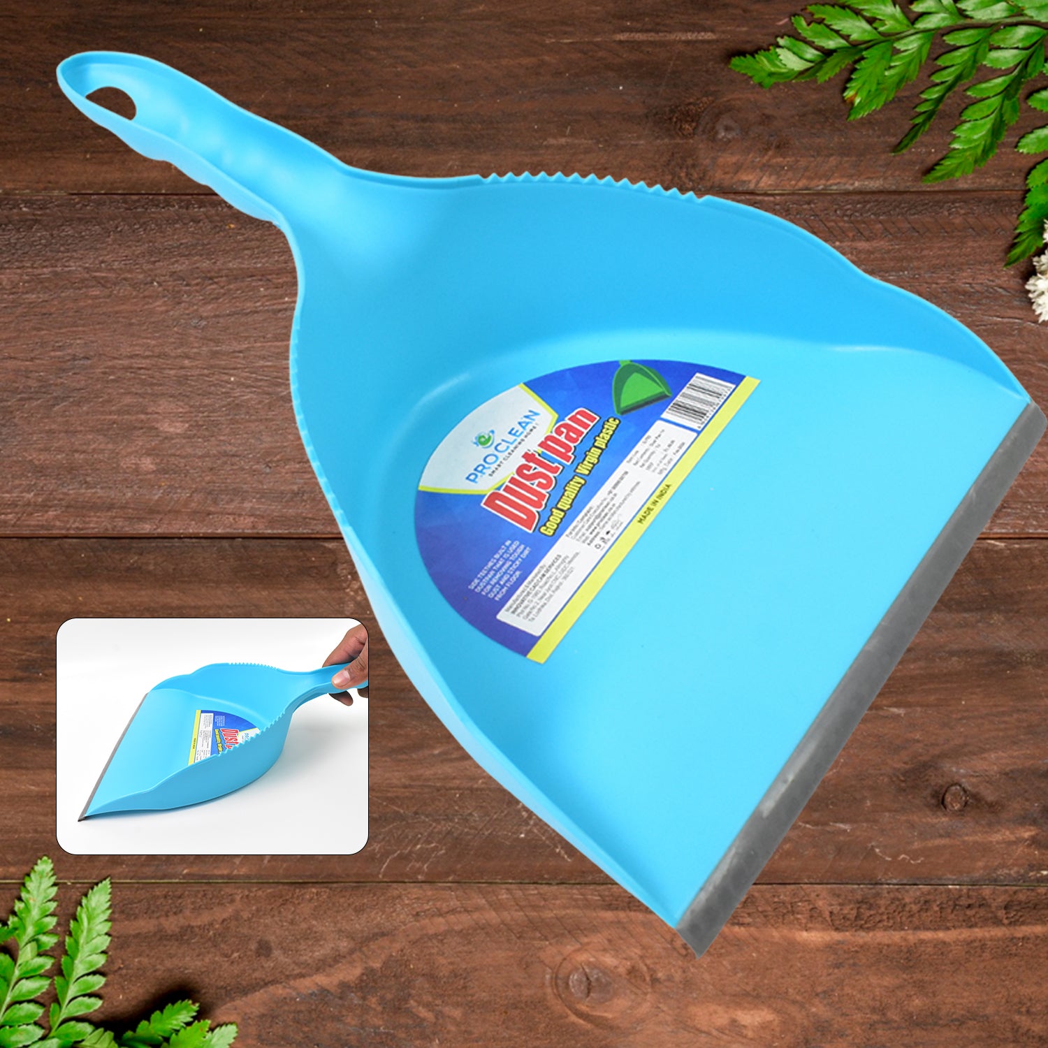 Heavy Plastic Dustpan With Handle (1 Pc) Heavy Plastic Dustpan With Handle (1 Pc)